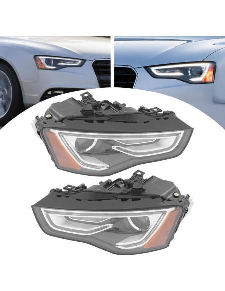 Faros HID/Xenón YINZINR para Audi A5/S5 2013-2017 LED