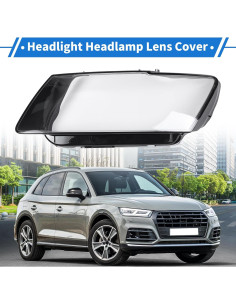 Cubierta de Lente de Faro VekAuto para Audi Q5 2013-2017 2