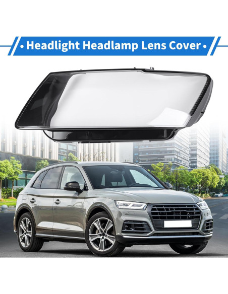 Cubierta de Lente de Faro VekAuto para Audi Q5 2013-2017
