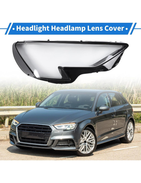 Cubierta de Lente de Faro VekAuto para Audi A3 2020-2022