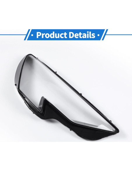 Cubierta de Lente de Faro VekAuto para Audi A3 2020-2022
