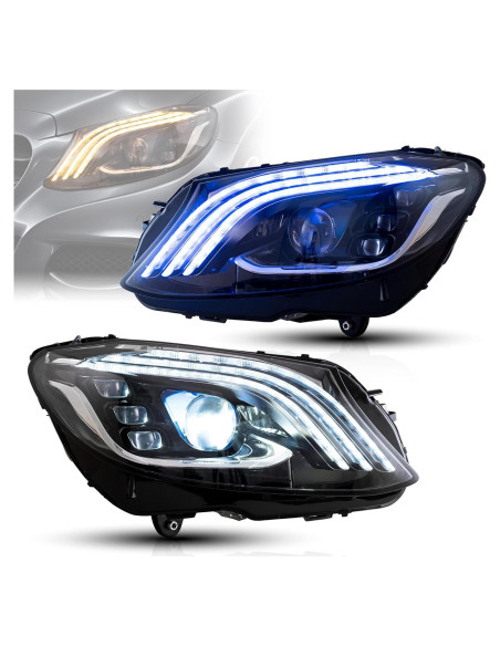 Faros LED VLAND para Benz C-C Clase W205 2015-2021