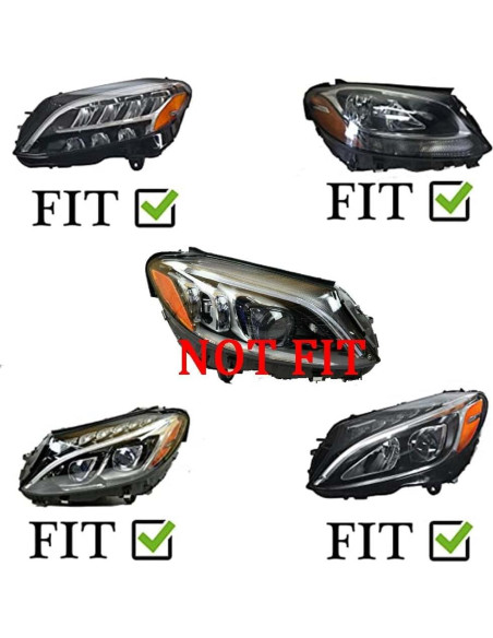 Faros LED VLAND para Benz C-C Clase W205 2015-2021