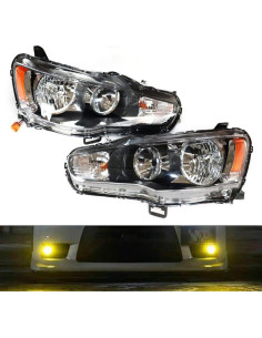Conjunto de Faros Halógenos MOCHAG para Mitsubishi Lancer 2008-2017 2