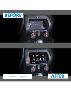 Kit de Radio Doble Din PAC RPK5-GM4101 para Chevy Camaro 2010-2015 2