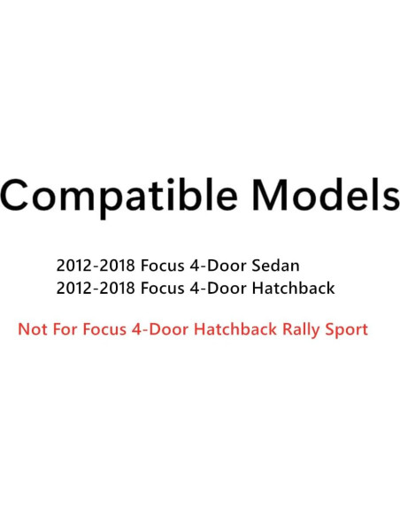 Cristal Ventana Puerta Trasera Izquierda Ford Focus 2012-2018