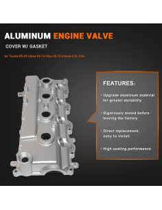 Cubierta de Válvula de Aluminio XUNUOPARTS 2.5L 3.0L Toyota 2