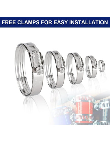 Kit de Mangueras de Refrigerante PIT66 para Suzuki LTR 450 Azul