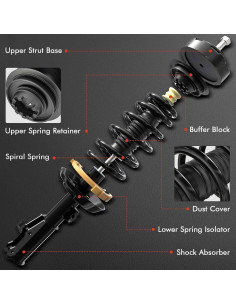 Amortiguador Frontal Completo A-Premium para BMW X6 2008-2014 2