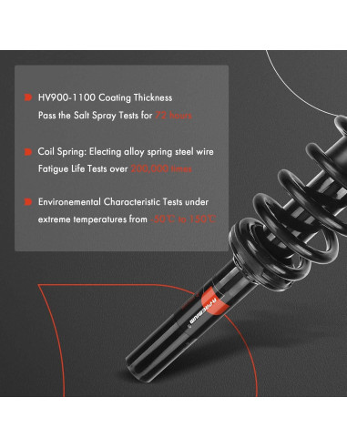 Amortiguador Frontal Completo A-Premium para BMW X6 2008-2014