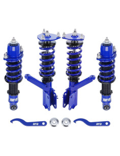 Coilovers BFO Ajustables para Honda Civic 2001-2005 Azul
