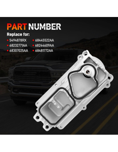 Actuador Turbo GDUKOP 5494878RX para Dodge Ram 2013-2018