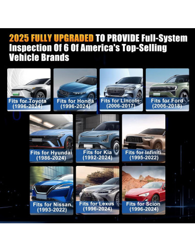 Escáner OBD2 AFS QIORE PX-801 Diagnóstico Completo Vehículos