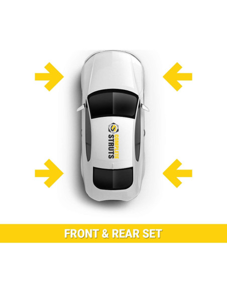 Conjunto de Estribos Completos Frontales y Amortiguadores Ford Focus 2006-2007