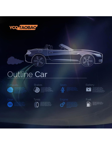 2x Brazo de Control Superior Frontal YCQTaoBao para Mitsubishi Montero