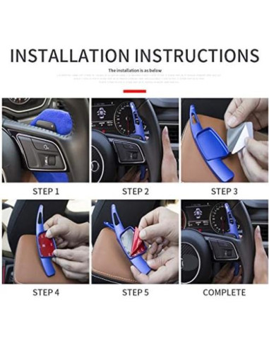 Extensiones de Palanca de Cambio DSG SANRILY Azul para VW