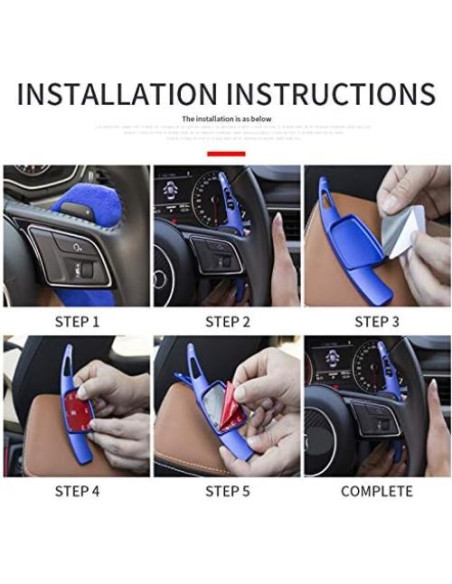 Extensiones de Palanca de Cambio DSG SANRILY Azul para VW