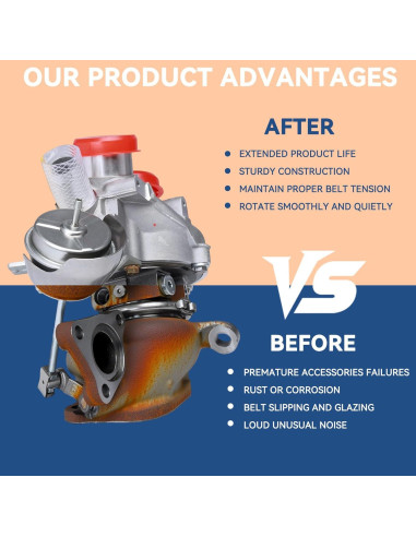 Kit Turboalimentador KALANBAY para Ford F-150 2011-2012 3.5L