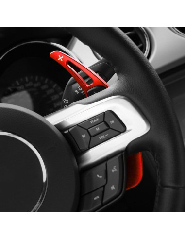 Cubierta de Trim para Palanca de Cambio Voodonala Rojo Ford Mustang 2015+