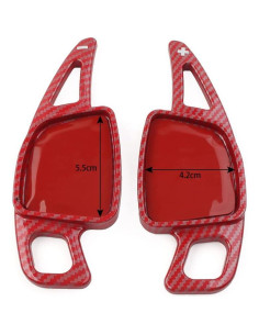 Extensión Palanca de Cambio Volante Audi A3 A4 S4 2021+ Aluminio 2