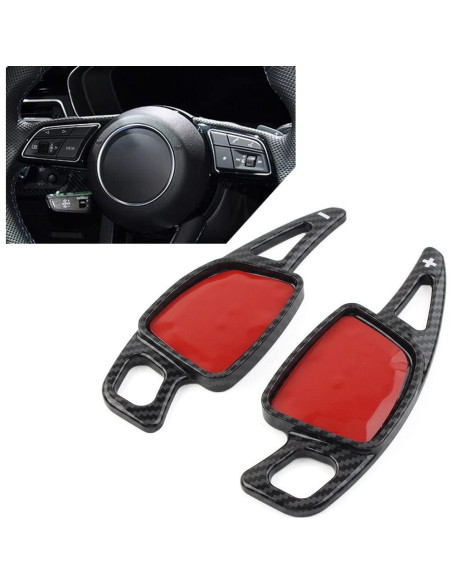 Extensión Palanca de Cambio Volante Audi A3 A4 S4 2021+ Aluminio