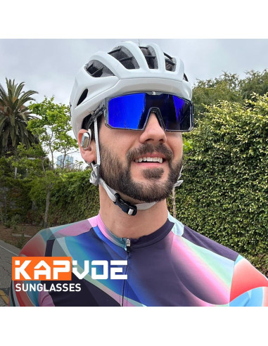 Gafas de Ciclismo KAPVOE Polarizadas UV400 para MTB