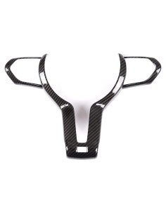 Cubierta de Botón Volante TINKI para BMW F20-F39 Fibra Carbono