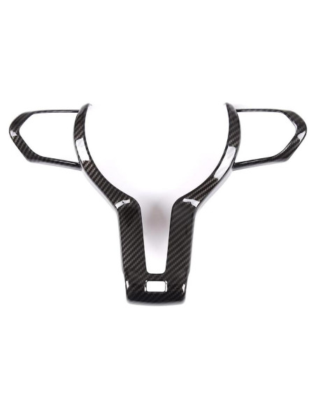 Cubierta de Botón Volante TINKI para BMW F20-F39 Fibra Carbono