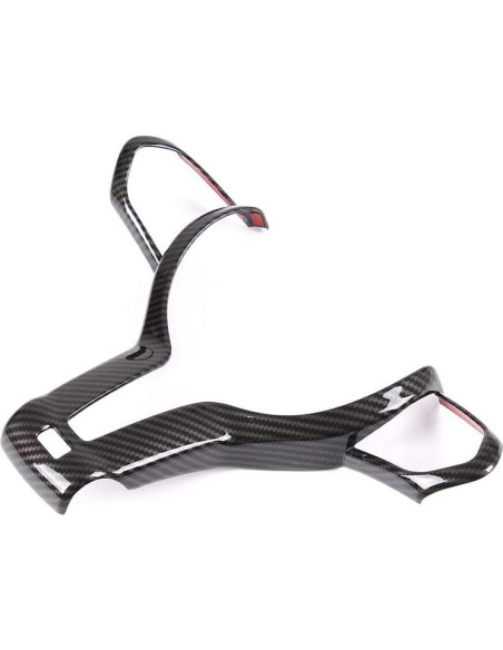 Cubierta de Botón Volante TINKI para BMW F20-F39 Fibra Carbono