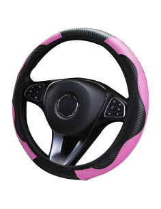 Funda de Volante ZIMISI 38 cm Antideslizante Rosa