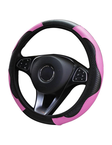 Funda de Volante ZIMISI 38 cm Antideslizante Rosa