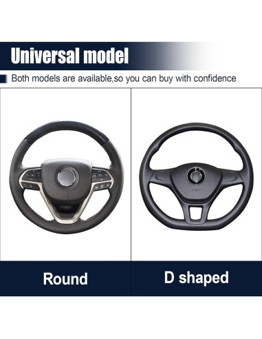 Funda de Volante ZIMISI 38 cm Antideslizante Rosa