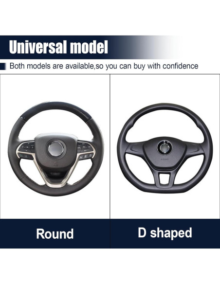 Funda de Volante ZIMISI 38 cm Antideslizante Rosa