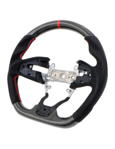 Volante IKON MOTORSPORTS Fibra de Carbono Honda Civic 2016-2021