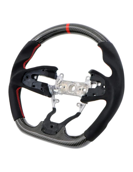 Volante IKON MOTORSPORTS Fibra de Carbono Honda Civic 2016-2021