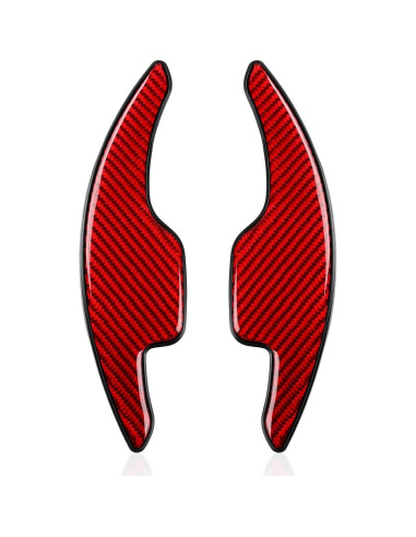 Cubierta de Trim Palanca de Cambio YDMYL Rojo para Chevrolet Camaro 2016-2023/Corvette C7 2014-2019