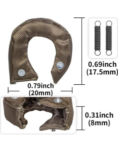 Manta Térmica Turbo T3 Titanio 760C con Resortes 2