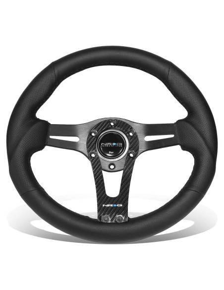 Volante Deportivo Reforzado NRG Innovations 320mm Cuero Negro