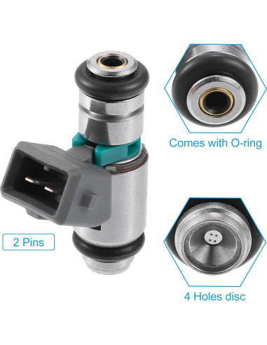 Inyector de Combustible X AUTOHAUX IWP143 para Renault 4 Pcs