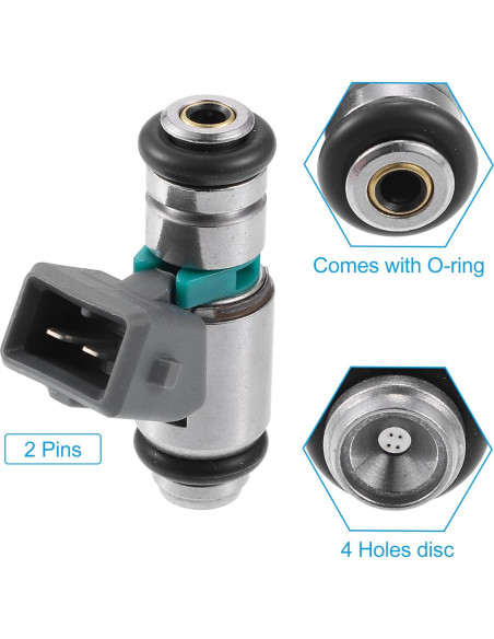 Inyector de Combustible X AUTOHAUX IWP143 para Renault 4 Pcs