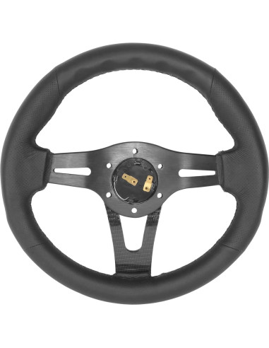 Volante Deportivo Reforzado NRG Innovations 320mm Cuero Negro
