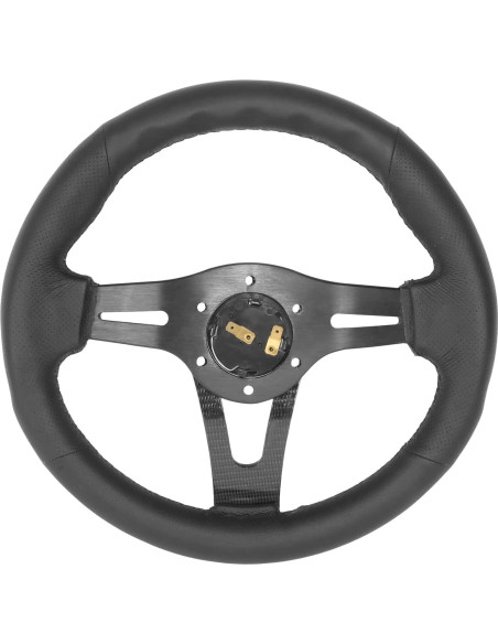 Volante Deportivo Reforzado NRG Innovations 320mm Cuero Negro