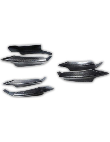 Divisor de Parachoques Frontal BMW F30 2012-2016 Fibra de Carbono