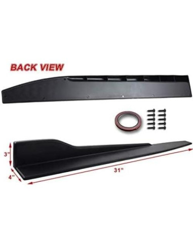 Kit Carenado Parachoques Frontal 5 Piezas ABS BMW E90 2009-2011