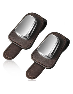 Soporte de Gafas Mudder para Coche Clip Visera Café