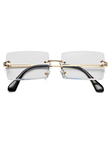 Gafas de sol rectangulares UV400 para hombres y mujeres