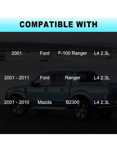 Tanque de Refrigerante PPNZQAUT 603-091 para Ford y Mazda