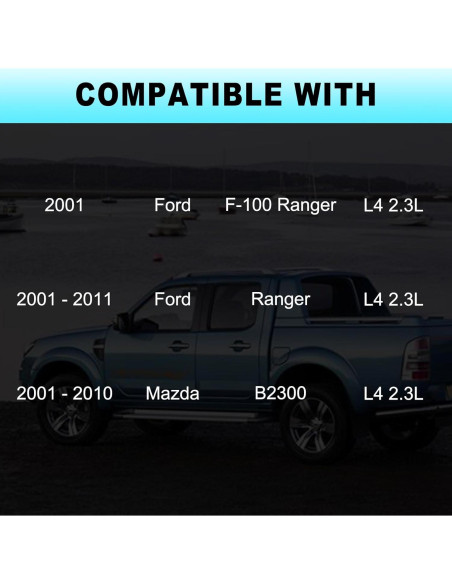 Tanque de Refrigerante PPNZQAUT 603-091 para Ford y Mazda