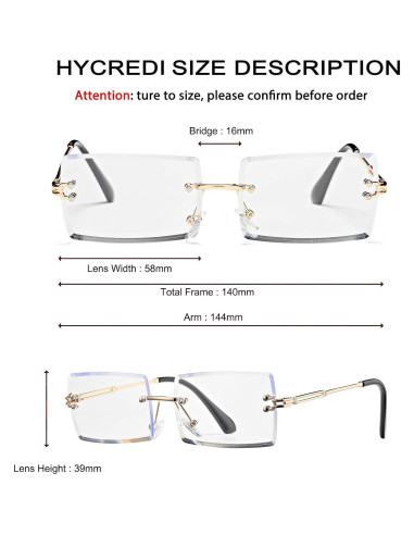 Gafas de sol rectangulares UV400 para hombres y mujeres