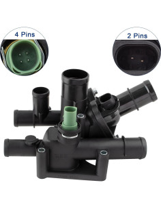 Carcasa Termostato BOXI con Sensor para Volkswagen Audi Mazda 2